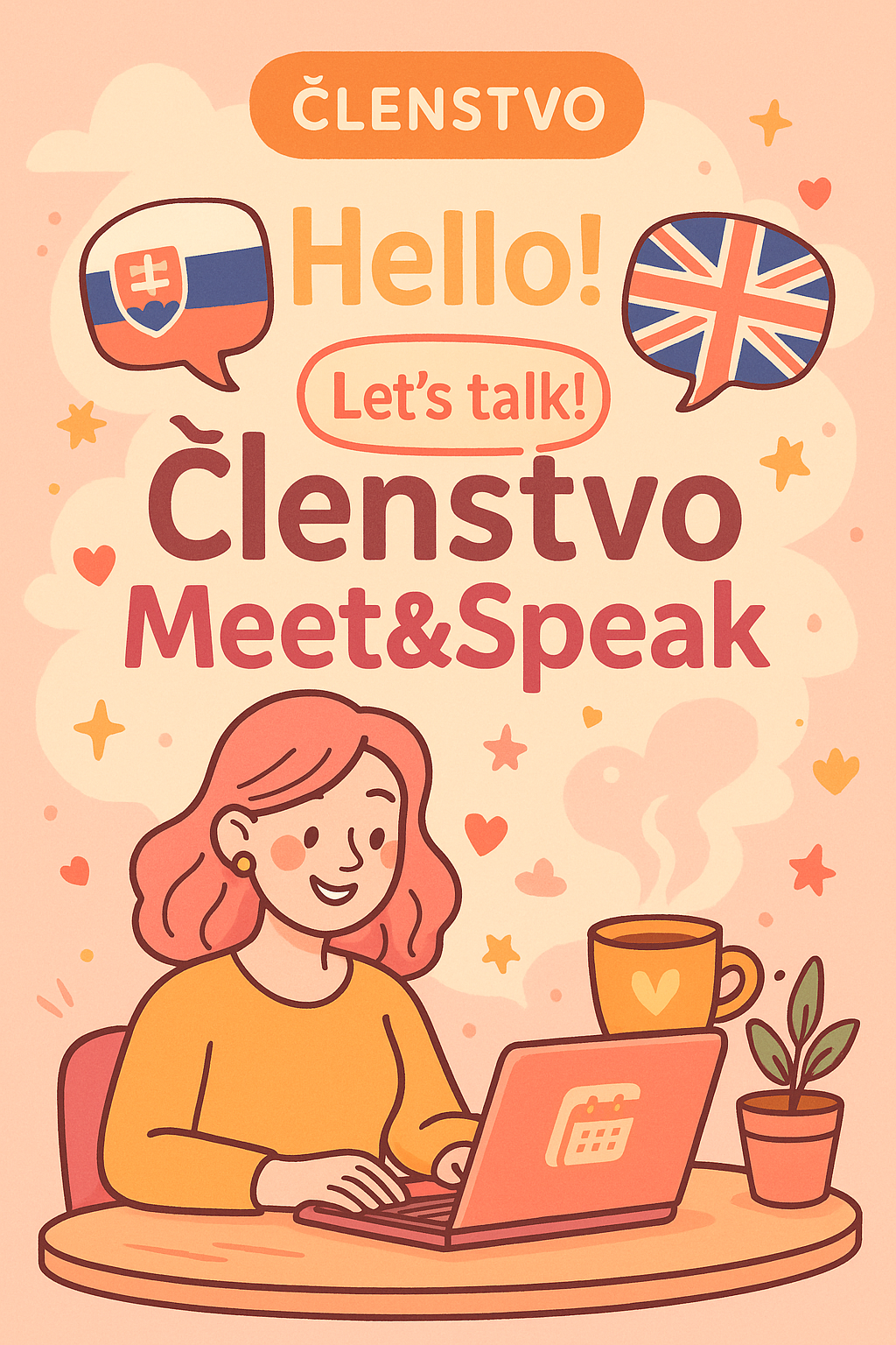 Mesačný prístup do Meet&Speak komunity